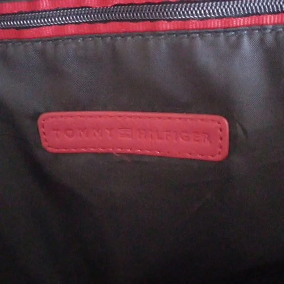 Tommy Hilfiger TH Graphic Brown Beige Backpack Purse - Picture 7 of 16